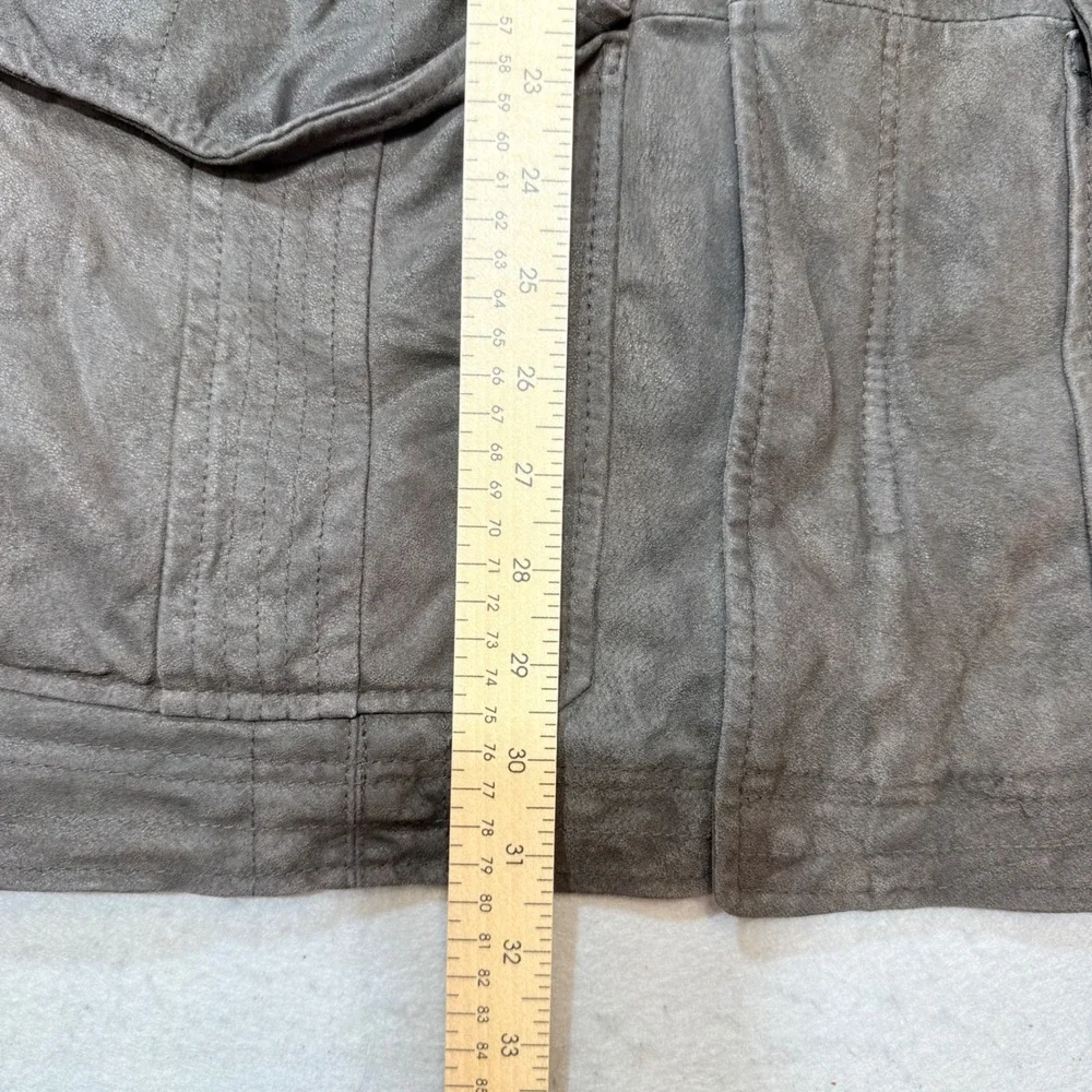St Johns Bay Outfitters‎ Mens Genuine Leather Field Jacket Brown Large